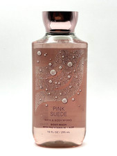 NEW 1 BATH BODY WORKS PINK SUEDE WOMEN BODY WASH SHOWER GEL 10 FL OZ SHEA