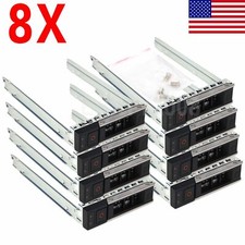8PCS X7K8W 3.5" HDD Tray Caddy for Dell Gen14 Poweredge R640 R740 R740xd R940