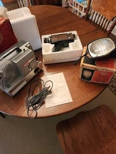 Movie Set: Eumig Mark 501 Film Projector, Sears Video Camera, & Light