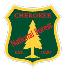 3" cherokee national forest bumper sticker decal usa made