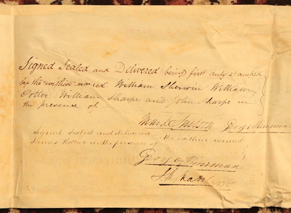 1824 Indenture Conveyance English Legal Document Manuscript Vellum Lease - Image 4 of 4