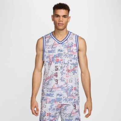 Nike DNA Dri-FIT Herren Basketball Jersey Trikot FZ0690-100 Sport Laufen L-Tall