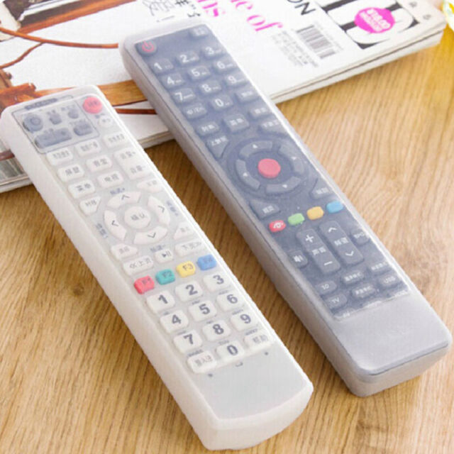 TV Remote Control Set Waterproof Dust Silicone Skin Protective Cover Case Decor