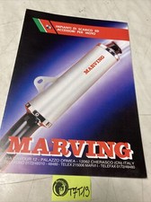 Marving Motorcycle Exhaust Pot Brochure Sale Catalog Advertising