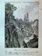 Godefroy Engelmann Lithograph 1820s Promenade Pittoresque Hunter #24