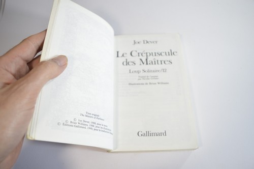 Le Crépuscule Des Maitres / Livre dont vous êtes le héros original Folio LDVELH - Picture 7 of 14