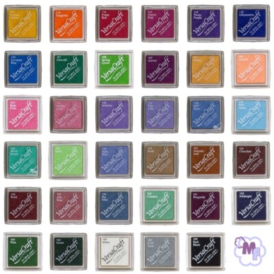 VersaCraft - Inkpad Small -  35 versch. Farben zur Auswahl - ideal für Stoffe