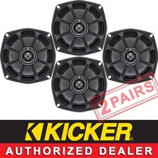 2 KICKER PS52504 MOTORCYCLE/CAR/TRUCK/BOAT/ATV 5.25" WEATHERPROOF 2-WAY SPEAKERS