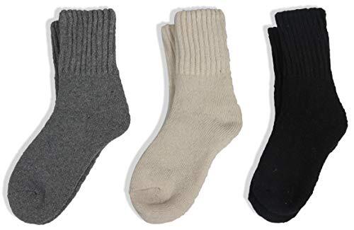 Women's Winter Solid Socks Thick Warm Socks Cozy Crew Socks for Mix-color 5 - Picture 4 of 6