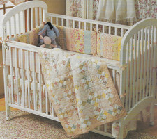 4 pc. Baby Rose Crib Set quilting pattern instructions