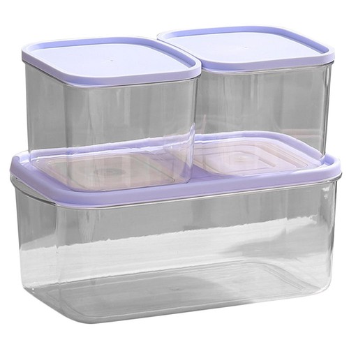Crisper Set Refrigerator Food Boxes Fruit and Veggie Storage Containers