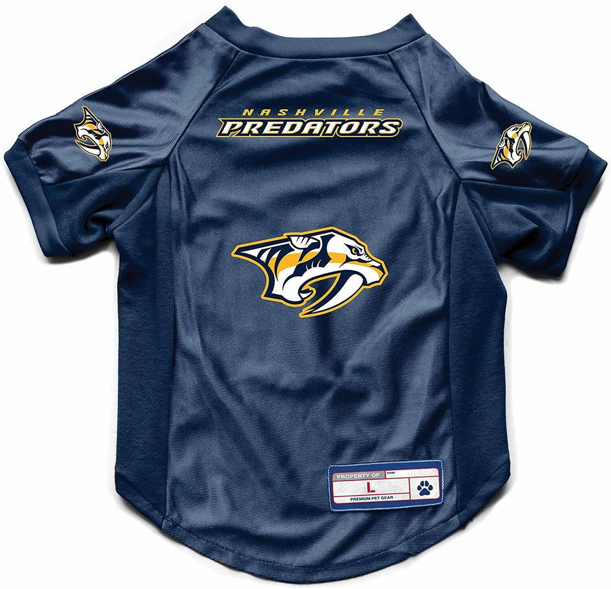 NEW NASHVILLE PREDATORS DOG CAT DELUXE STRETCH JERSEY LICENSED CHOOSE SIZE