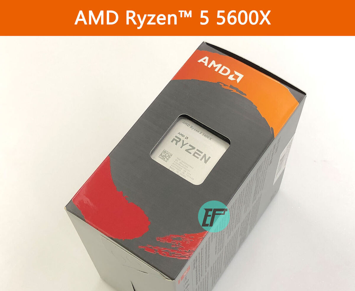 AMD Ryzen 5 5600X 6-Core 12-Thread Processor Chinese Box ready ship in hand