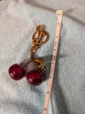 Gold Red   Keyring Purse Decor