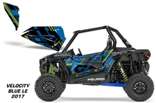 AMR Racing Graphic OEM Kit Polaris RZR 1000 UTV Door Inserts 2017 VELOCITY U LE