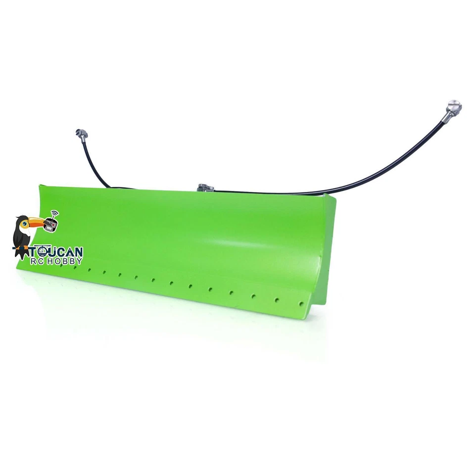 LESU Green Shovel Metal Dozer Blade for 1/14 RC Hydraulic Skid Steer Loader Part - Image 3 of 4