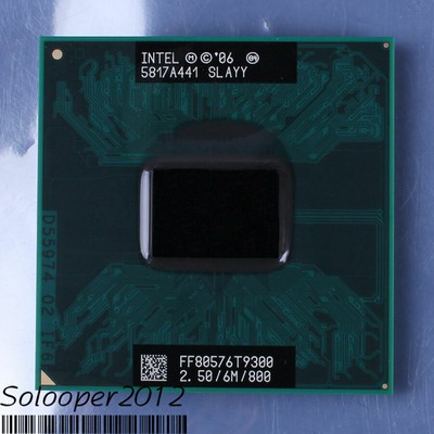 Intel Core 2 Duo T9300 2.5 GHz Dual-Core 800MHZ Socket P  Processor CPU