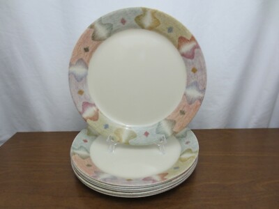Vintage Corning Ware Corelle MIRAGE Pattern 7 1/4'' Salad Bread Plates 7.25''