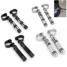 1.5" 38mm Highway Crash Bar Mount Foot Peg Clamps For Harley 1-1/2" Engine Guard