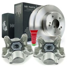 2x Bremssattel 38mm + Bremsscheiben hinten für Mercedes-Benz C-Klasse Kombi W202