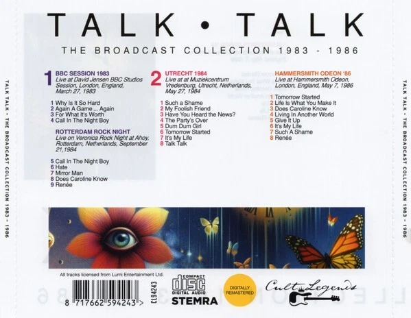 TALK TALK The Broadcast Collection 1983-1986 3 CD Set NEW Foto 2 de 2
