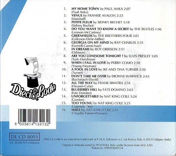 CD Emozioni: Paul Anka/ Nat King Cole/ Ray Charles/ Frank Sinatra/ Elvis Presley - Bild 2 von 2