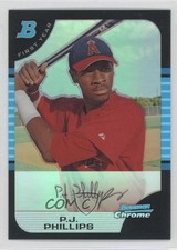2005 Bowman Draft Chrome Refractor PJ Phillips P J Phillips #BDP102 h3a