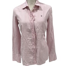 Tommy Hilfiger Womens Pink Button-Up Shirt S
