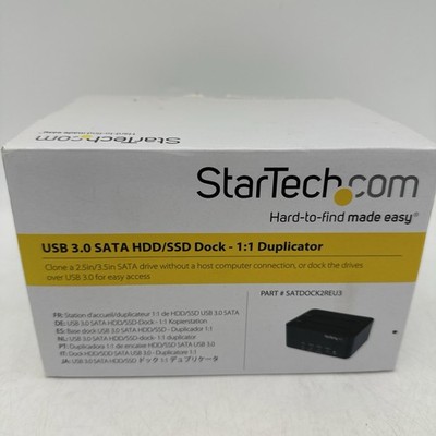 StarTech 3.0 SATA HDD/SSD Dock 1:1 Duplicator SATDOCK2REU3