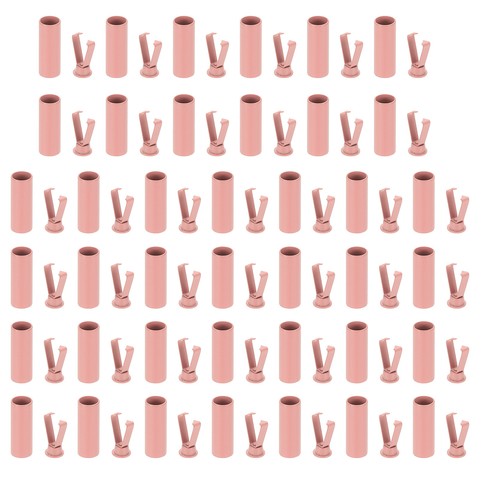 APL Punte per Lacci per Scarpe Confezione da 40 Testa per Lacci in Lega di Metallo Rosa