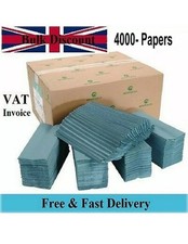 Great Value Bulk Buy Blue Paper Hand Towels C fold 4000 tissues Premium Quality
