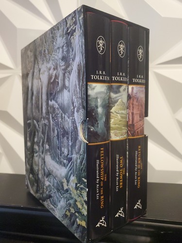 The Lord of The Rings JRR Tolkien - Alan Lee Illustrated Hardback Box Set 2002