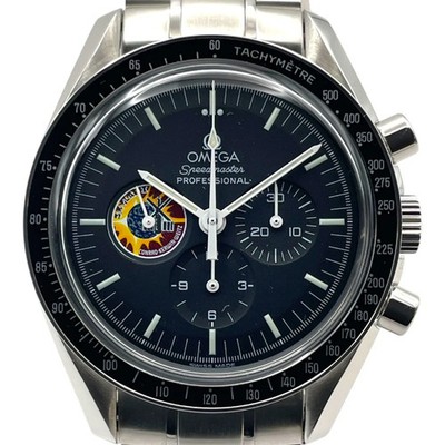 OMEGA Speedmaster 1 3597.21 42mm SS Black Dial Chronograph Watch #OKW1063