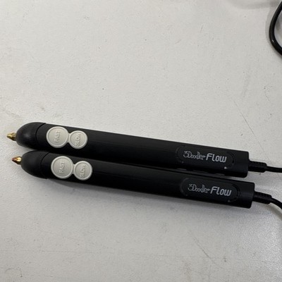 3Doodler Flow 3D Printing Pen Set w/ Power Adapter, 2 Pens (2333K-1)
