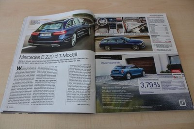 Auto Motor und Sport 22/2016 Mercedes E 220 d T Exclusive mit 194PS im TEST auf
