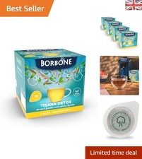 Detox Herbal Tea Infusion - 72 Decaf Pods with Fennel, Mint & Licorice 0.24 per lighter