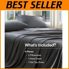 Buttery Soft Bamboo Sheet Set - Cooling Lightweight - King