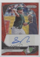 2020 Panini Prizm Rookie Red Wave 27/75 Sheldon Neuse #RA-SN Auto 0a4s