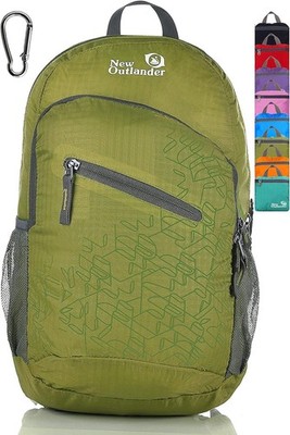 Outlander Packable Handy Lightweight Travel Hiking Backpack Size: 33L - GREEN