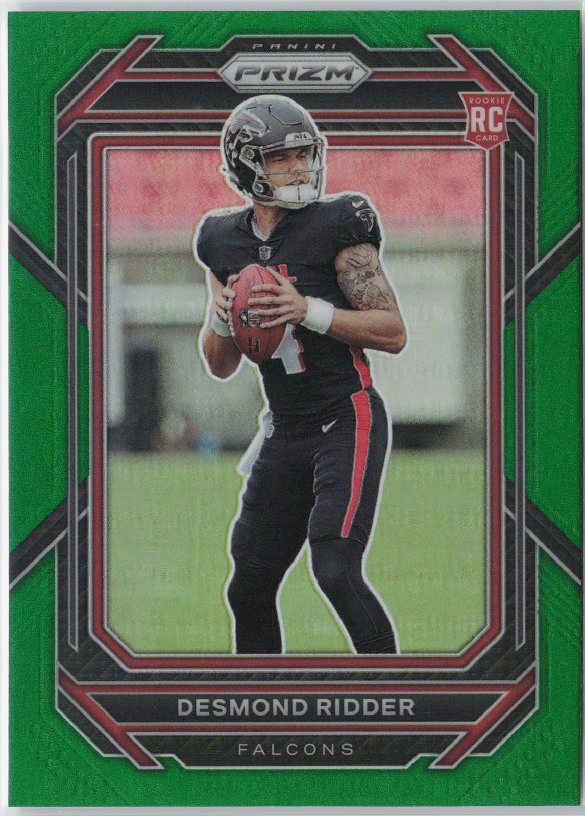 2022 Panini Prizm #302 Desmond Ridder Green