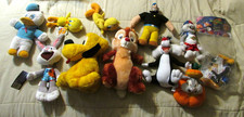 Vtg Lot of 11 Warner Bros Studio Store Looney Tunes Plush Tweety Bugs Pluto Taz