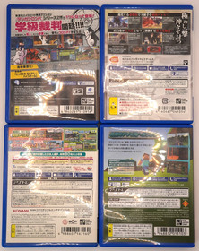 【GOOD】PS Vita 2000 Blue Console 8GB Memory Card 4 Games Charger Set B Rank JAPAN