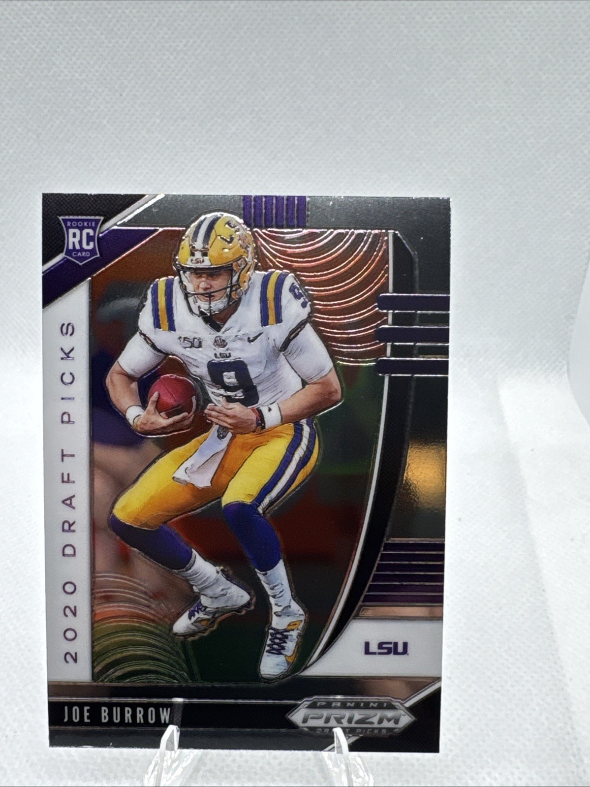 2020 Panini Prizm Draft Picks - Draft Picks Rookies Joe Burrow #105 (RC)