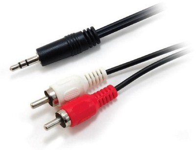 Equip 14709207 jack male / 2x RCA 2m 3.5mm Male to 2xRCA Stereo Audio Cable, ~E~