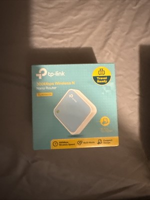 TP-Link Network TL-WR802N 300Mbps Wireless N Nano Router 2.4Ghz Travel