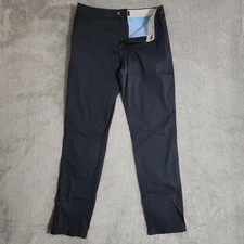 Birddogs Stretch Chino Pant Men 32 Tapered Navy Performance Golf Trousers Office