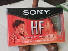 Sony HF High Fidelity Blank Audio Cassette Tape 90 Min New  SEALED