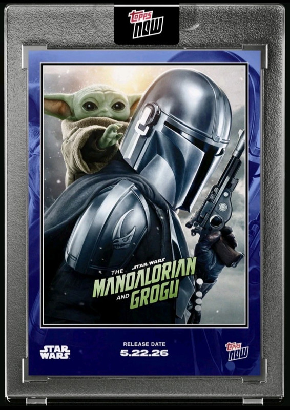 The Mandalorian and Grogu 2026 Star Wars Topps NOW #MG01 