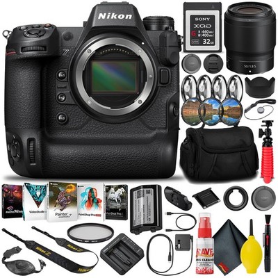 Nikon Z9 Mirrorless Camera (1669) with 50mm Lens + 32GB XQD Card