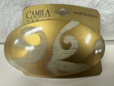 Camila Classic Design Hair Ornament Clip 4" Long, Made In France